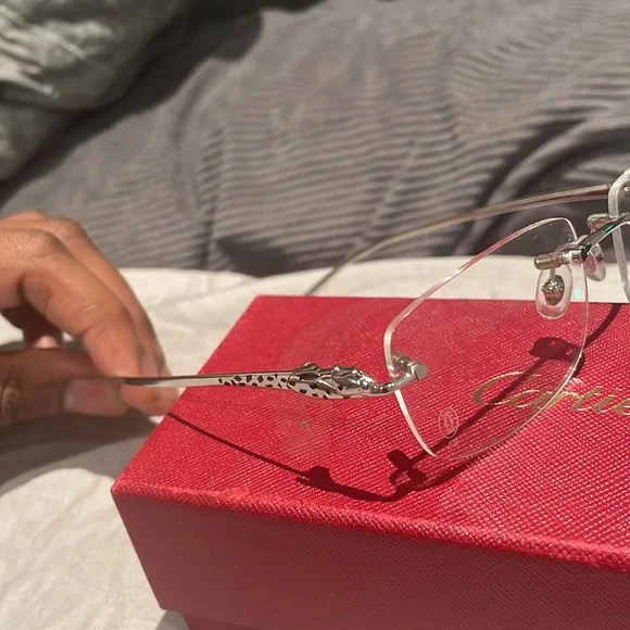Jaguar frame Cartier Glasses - Picture 3 of 6